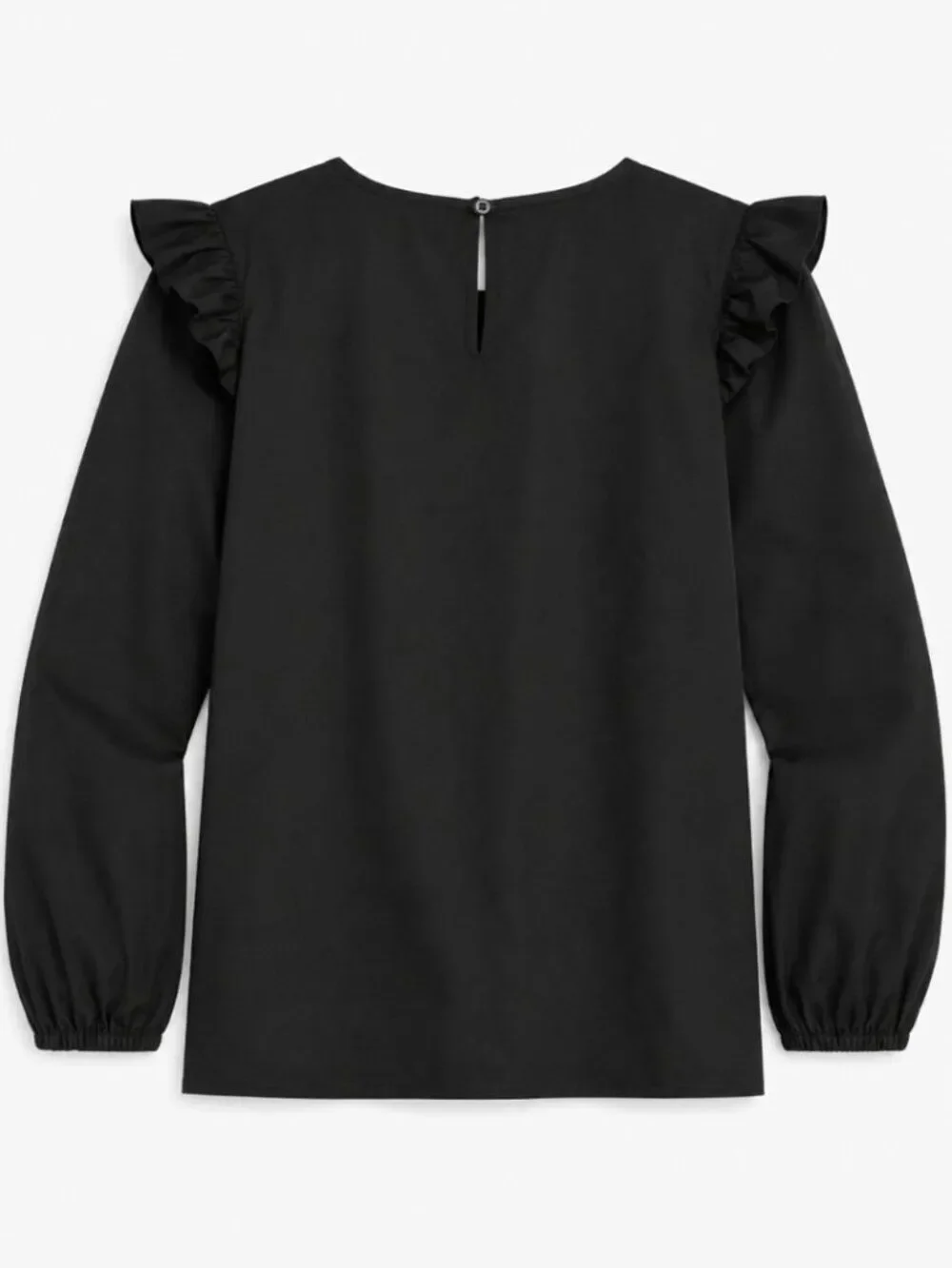 J.Crew Factory Cotton Poplin Top with Ruffles – Size M - NWT